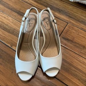 Life Stride White Heels